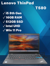 Lenovo ThinkPad T580 i5-8th 16GB RAM 512GB SSD MX150 15,6 FullHD Backlight #T5