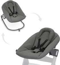 Hauck Alpha Bouncer Premium Dark Grey Babywippe