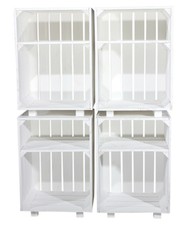 Weißer Nachttisch aus