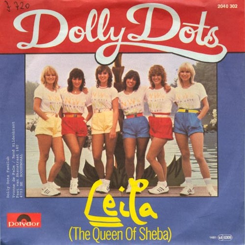 Vinyl single dolly - vinyl, dots