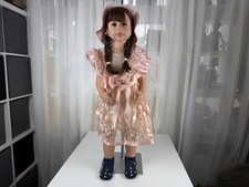 Künstlerpuppe Puppe Monika Levenig Vinyl Puppe 90 cm. Top Zustand 