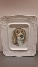 Vintage Rosenthal Germany Wandteller Cocker Spaniel  Porzellan Bild Cavalier
