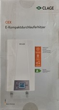 CLAGE CEX-U Durchlauferhitzer 11/13,5kW 400V Unter­tisch max. 4,8/5,8l/min MPS