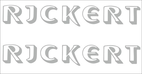 Rickert aufkleber 240 mm - 2,