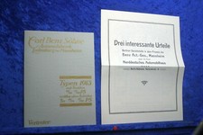 Carl Benz Söhne 1913 Prospekt