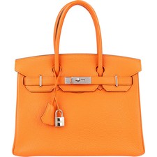 Hermès Orange Togo Leather