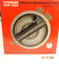 Fleischmann H0 6152 Profi-Gleis Elektro-Drehscheibe Top in OVP JL3797
