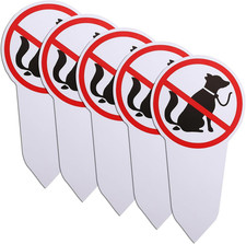 Kein Hundeklo Schild 5st PVC