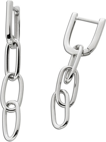 Creolen ohrringe paperclip - ohrringe,
