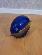 Glas Skulptur Fisch Handgefertigt und bemalt 
