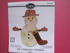 Stanzschablone Sizzix BIGZ, 657248, Schneemann , Snowman & Stocking