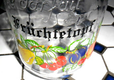 toller Rumtopf aus Glas zum Einmachen für Rumfrüchte Früchtetopf Top