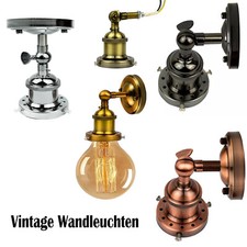 Industrielle Retro Wandlampe