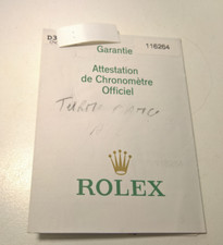 ULTRA RARE VINTAGE TURN-O-GRAPH 116264 WATCH GARANTIE SERIAL D