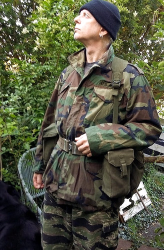 Woodland camo medium long - woodland,