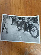 altes Foto sehr altes Motorrad