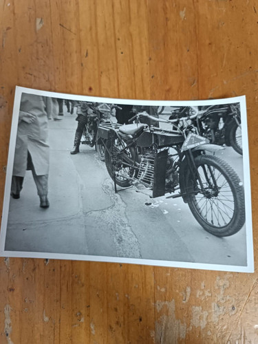 Altes foto sehr - altes, motorrad