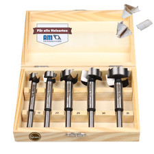 Forstnerbohrer Set Holzbohrer Satz Astlochbohrer Scharnierlochbohrer Ø 15-35 mm