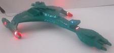 Star Trek Next Generation Klingon Battle Cruiser Amt Ertl gebaut beleuchtet led