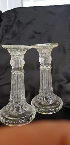 Paar antike pressglas - paar,