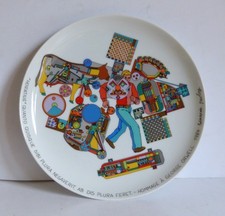 ROSENTHAL KÜNSTLERTELLER EDUARDO PAOLOZZI 1984 HOMMAGE À GEORGE ORWELL LIMITIERT