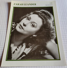 Schauspielerin ZARAH LEANDER |