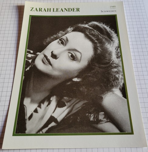 Schauspielerin zarah leander - schauspielerin,