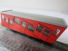 H0m BRAWA 6310: 1 Stk. Standseilbahn -  Wagen,  rot, mit Beleuchtung, LINKS ausw