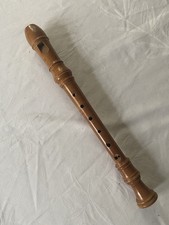 Sopranblockflöte, Barocke Griffweise, Holz