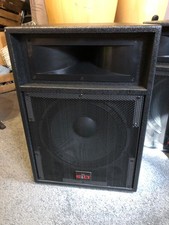 2.1 Aktiv- PA DJ MUSIKER Set mit 38cm/15"  Subwoofer, 2x 30 cm PA Box VERLEIH