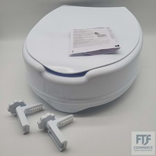 PEPE Mobility - Toilettensitzerhöhung mit Deckel 10cm, Weiß