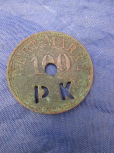 Wertmarke 100 pfennig pk - wertmarke,