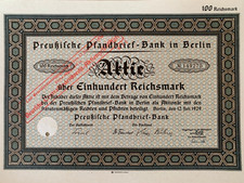 Preussische pfandbriefbank - preussische, in