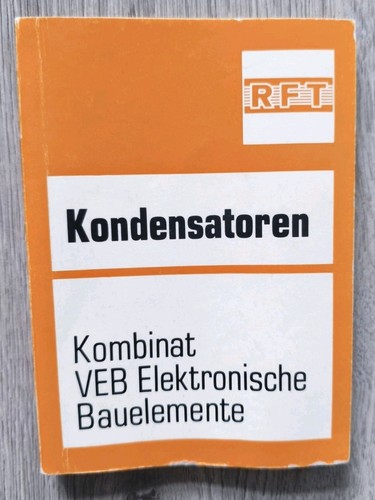 Handbuch kondensatoren rft - handbuch,