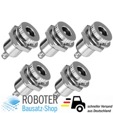 5x DC Buchse mit Gewinde