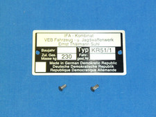 Typenschild (Aluminium) f