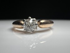 14K/585er Gold mit Solitär