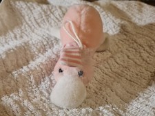 Nici Ente Paula rosa/weiß mit Schal