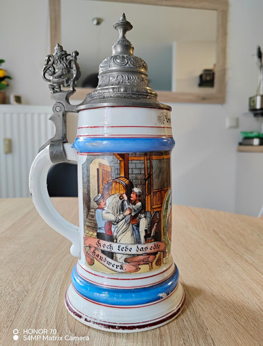 Keramik bierkrug krug mit - keramik,