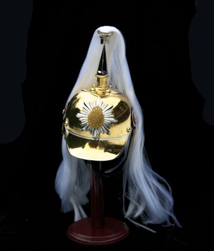 Pickelhaube paradehelm sachsen - pickelhaube,