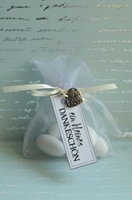 Gastgeschenk mit Mandeln Herz Hochzeit Taufe Kommunion Konfirmation 