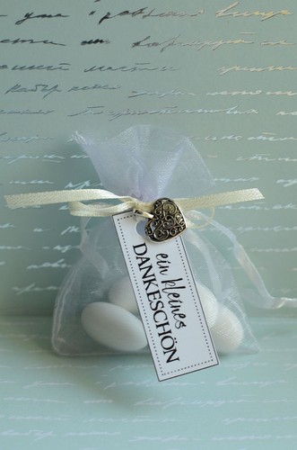 Gastgeschenk mit mandeln herz - gastgeschenk,