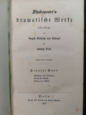 Shakspeare's dramatische