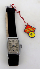 Junghans Art Deco Armbanduhr Kaliber 96 Chrom um 1937 - NEU UNGETRAGEN (1080711)