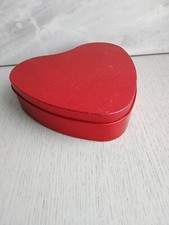 Blechdose Herzform Herzdose ROT Keksdose Aufbewahrung Pralinendose Blechbüchse