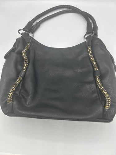 Vtg gussaci black shoulder - black,
