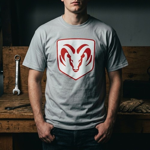 Shirt dodge ram logo car - ram,