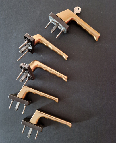 Hoppe fenstergriffe messing - 5,