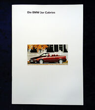 BMW 3er, E 36, Cabrio Prospekt 1.1994 Modelle: 318i, 320i, 325i