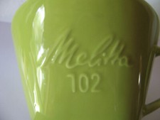 Melitta Filter 102 1-Loch Nr. 102 KL-44 grün kleine Fehlstelle